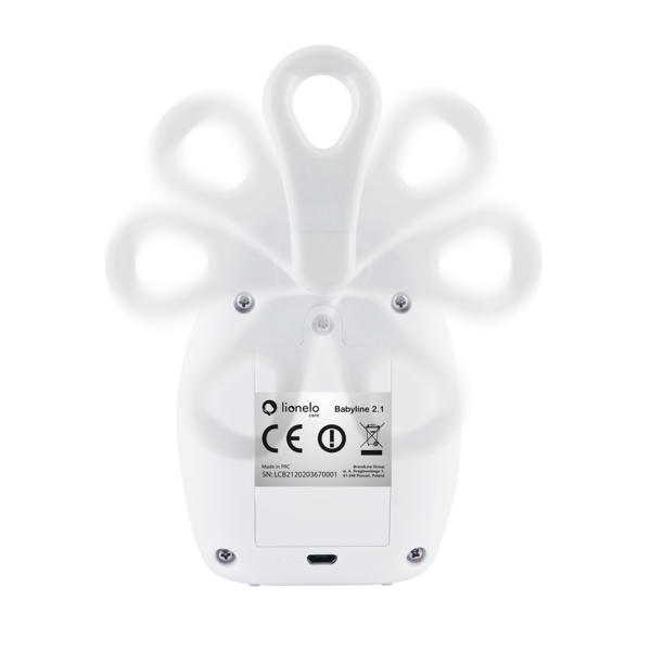Радіоняня Lionelo BabyLine 2.1, білий - Pampik - 6