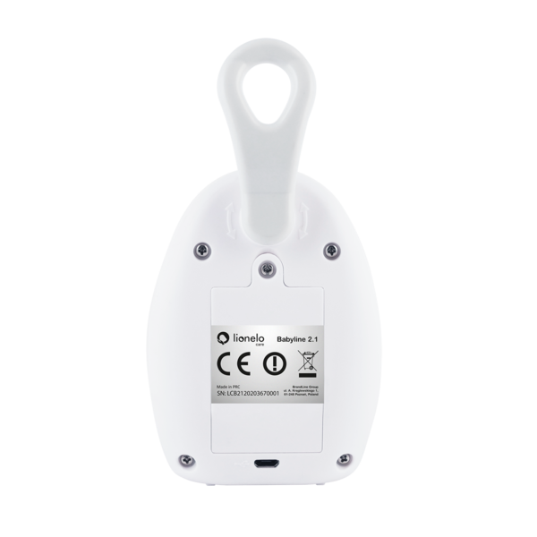 Радіоняня Lionelo BabyLine 2.1, білий - Pampik - 4