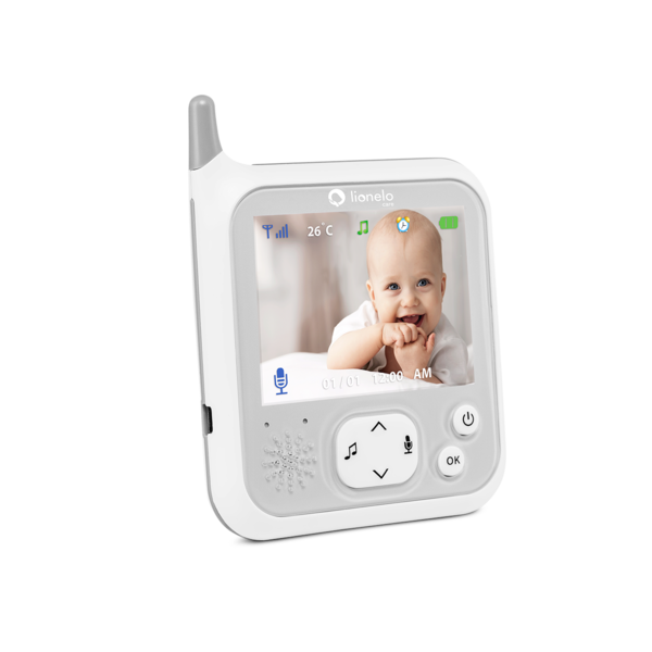 Видеоняня Lionelo BabyLine 7.1, белый с серым - Pampik - 8