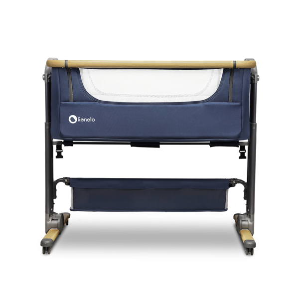 Ліжечко приставне Lionelo Timon Blue Navy, синій - Pampik - 5