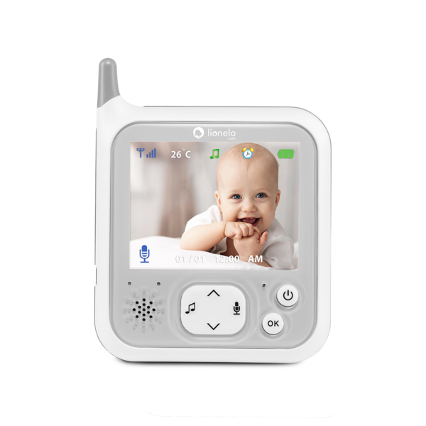 Видеоняня Lionelo BabyLine 7.1, белый с серым - Pampik - 14