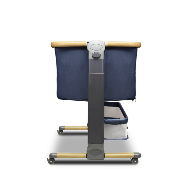 Ліжечко приставне Lionelo Timon Blue Navy, синій - Pampik - 9