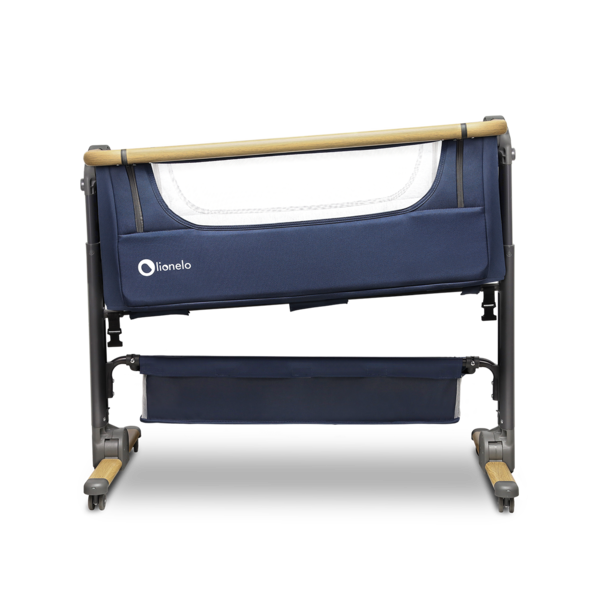 Ліжечко приставне Lionelo Timon Blue Navy, синій - Pampik - 2