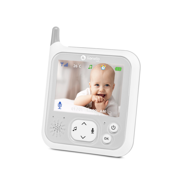 Видеоняня Lionelo BabyLine 7.1, белый с серым - Pampik - 12