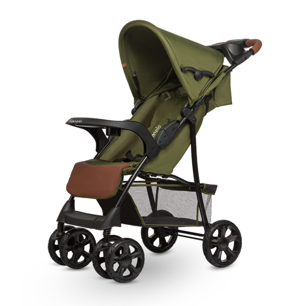 Прогулянковий візок Lionelo Emma Plus Forest Green, зелений - Pampik - 3