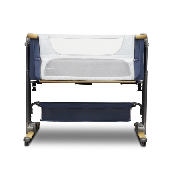 Ліжечко приставне Lionelo Timon Blue Navy, синій - Pampik - 4