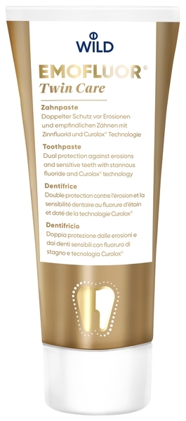 Зубна паста Dr. Wild & Co. AG Emofluor Подвійний догляд, 75 мл (11.1344) - Pampik