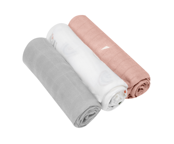 Пелюшка Lionelo Rainbow Bamboo Box Multicolor, різнокольоровий, 3 шт. - Pampik - 3