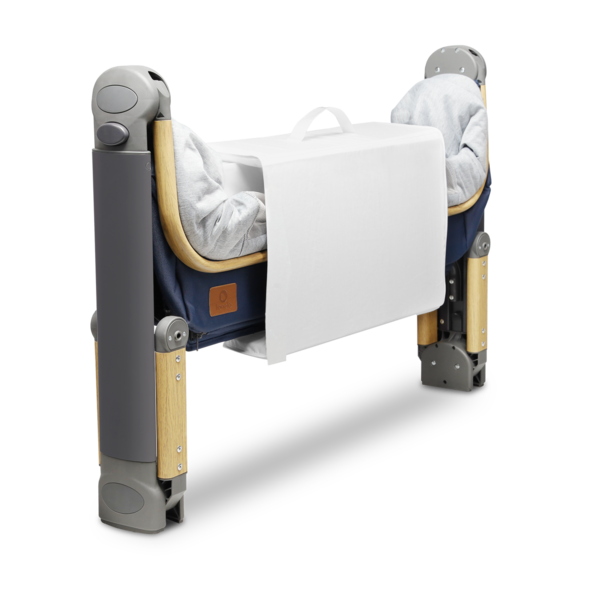 Ліжечко приставне Lionelo Timon Blue Navy, синій - Pampik - 15