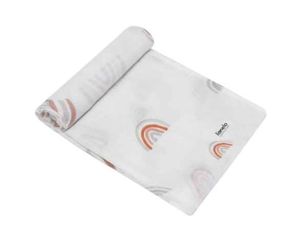 Пелюшка Lionelo Rainbow Bamboo Box Multicolor, різнокольоровий, 3 шт. - Pampik - 6