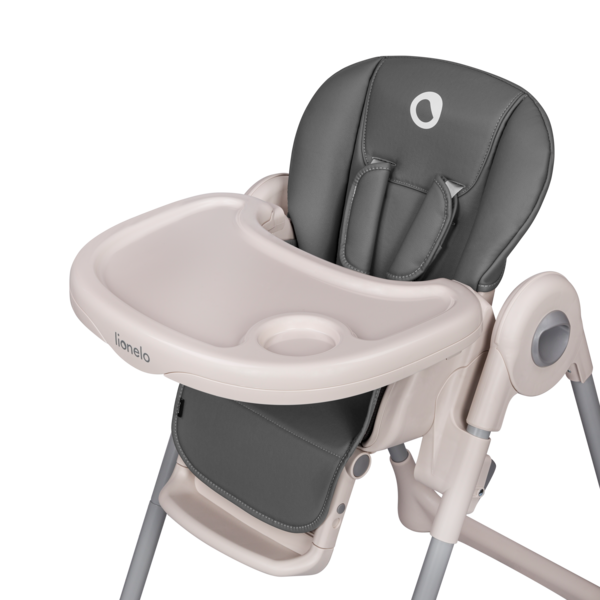Стільчик для годування Lionelo Zanna Grey Stone, сірий - Pampik - 6