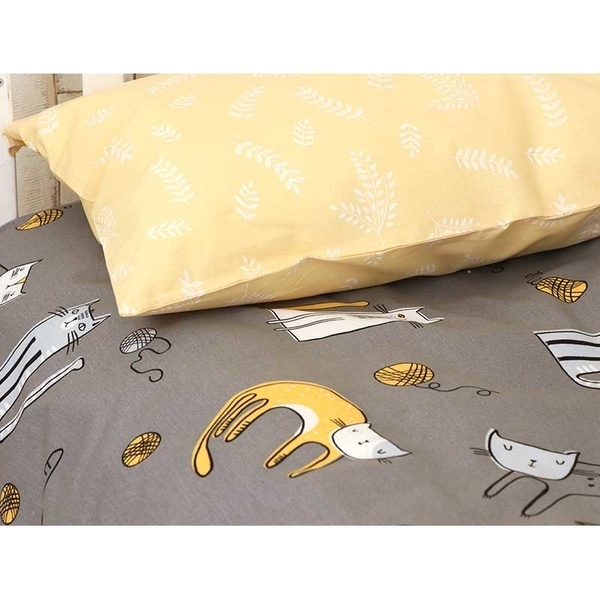 Комплект постільної білизни Руно Киця, бязь (932.115_Киця) - Pampik - 4