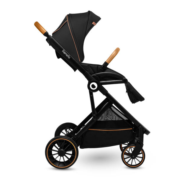 Прогулочная коляска Lionelo Riya Black Onyx, черный - Pampik - 5