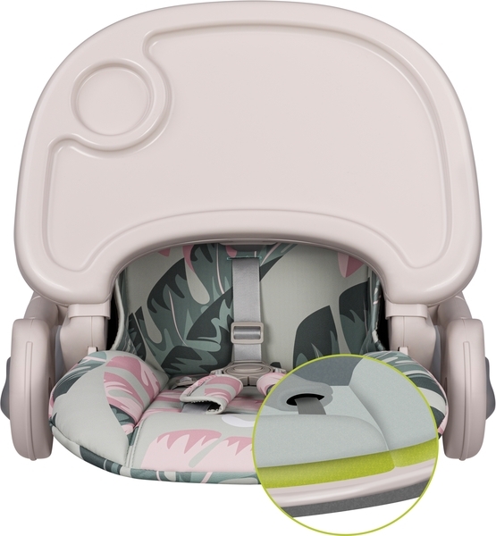 Стульчик для кормления Lionelo Zanna Pink Bubblegum, розовый - Pampik - 15