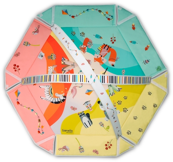 Розвиваючий килимок Lionelo Jenny Multicolor - Pampik - 9
