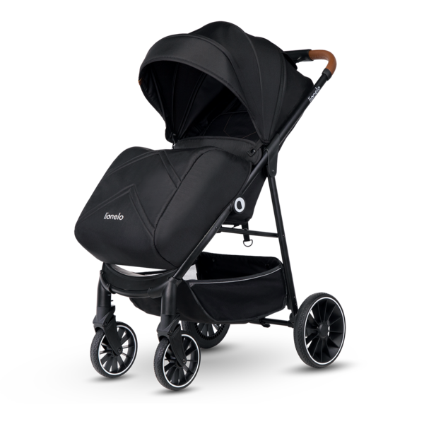 Прогулочная коляска Lionelo Alexia Black Onyx, черный - Pampik - 4