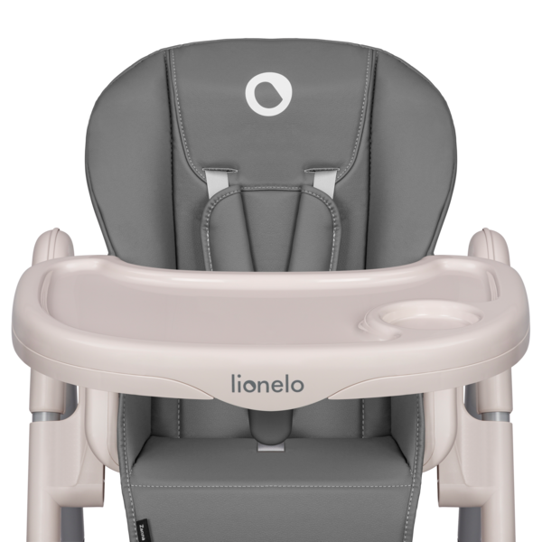 Стільчик для годування Lionelo Zanna Grey Stone, сірий - Pampik - 9