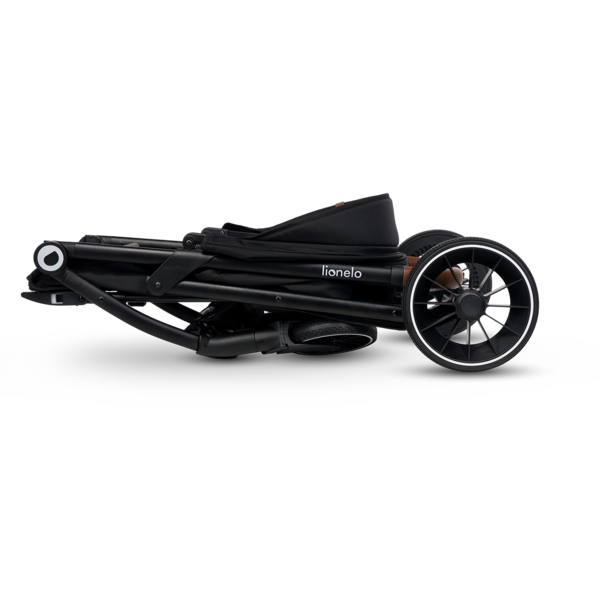 Прогулочная коляска Lionelo Alexia Black Onyx, черный - Pampik - 10