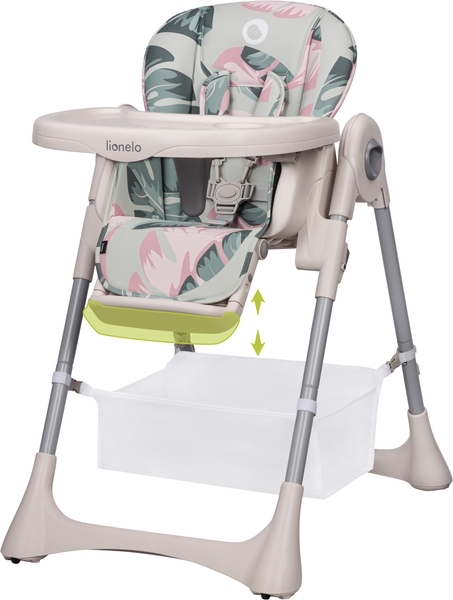 Стульчик для кормления Lionelo Zanna Pink Bubblegum, розовый - Pampik - 12