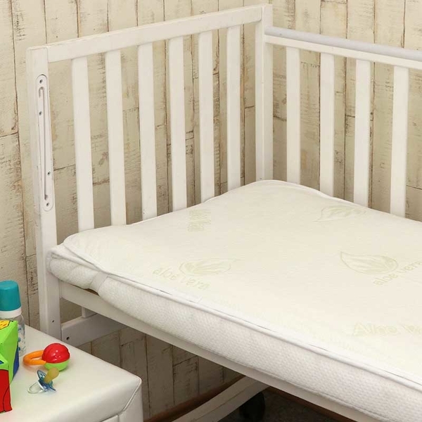 Наматрацник-поверхня Руно Aloe Vera, водонепроникний, жаккард, 120х60 см, молочний (927Aloe Vera) - Pampik - 7