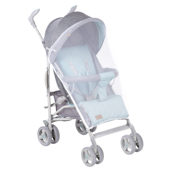 Прогулянковий візок Lionelo Irma Grey Mint, сірий з м'ятним - Pampik - 2