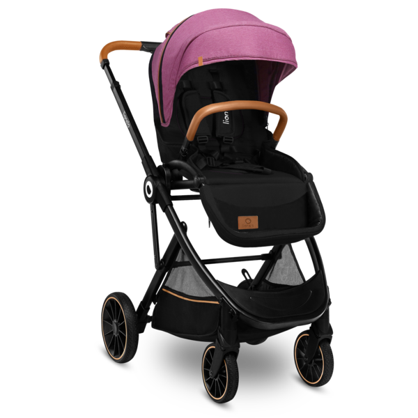 Прогулочная коляска Lionelo Riya Pink Violet, розовый - Pampik - 2