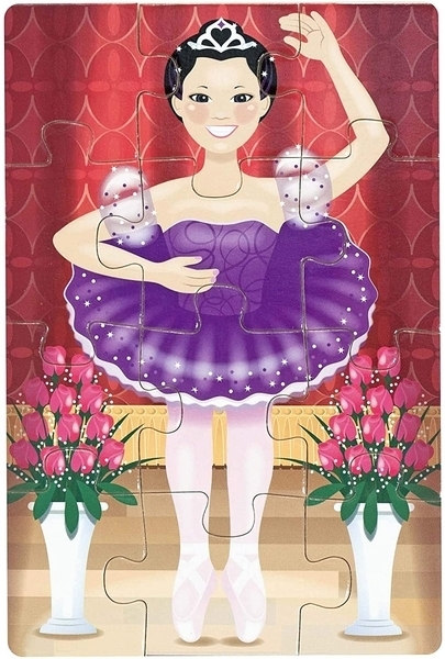 Набор из 4 пазлов в коробке Melissa&Doug Сказочные друзья (MD9520) - Pampik - 5