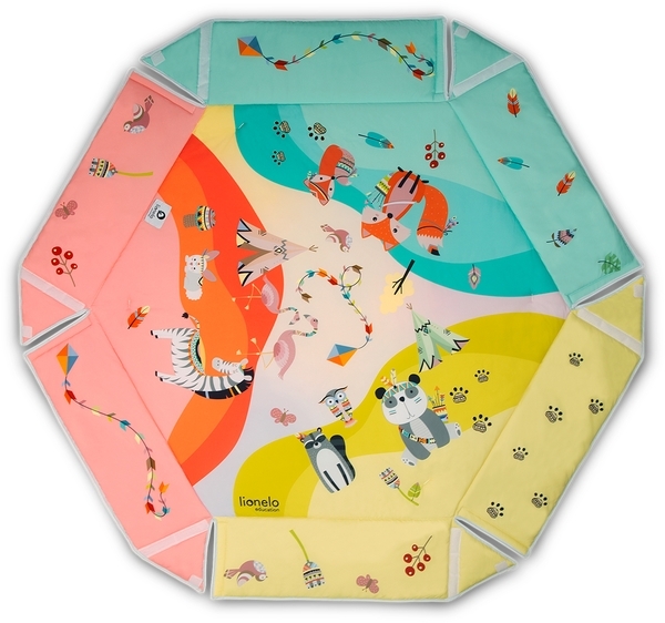 Розвиваючий килимок Lionelo Jenny Multicolor - Pampik - 2