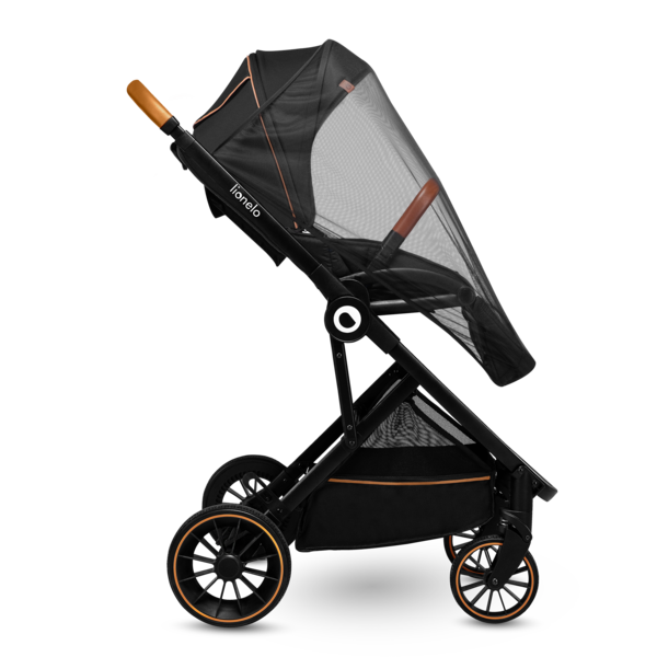 Прогулочная коляска Lionelo Riya Black Onyx, черный - Pampik - 12