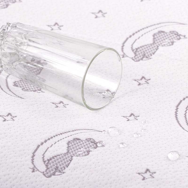 Наматрацник-поверхня Руно Ведмедики, непромокальний, жаккард, 120х60 см, білий (927МЖ) - Pampik - 6