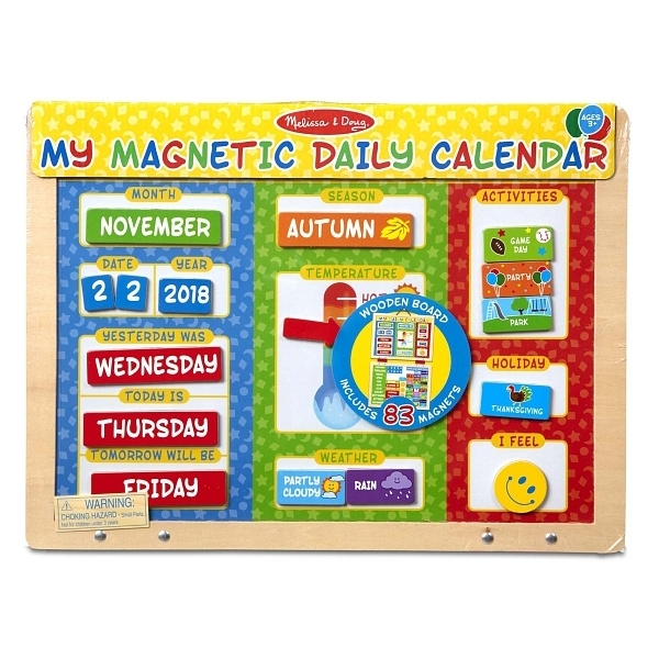 Магнітний денний календар Melissa&Doug (MD9253) - Pampik