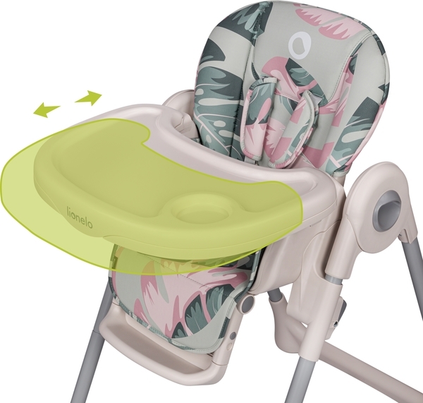 Стульчик для кормления Lionelo Zanna Pink Bubblegum, розовый - Pampik - 14