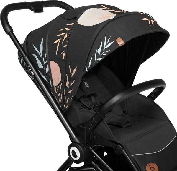 Універсальний візочок 3 в 1 Lionelo Mika Lovin, чорний - Pampik - 14