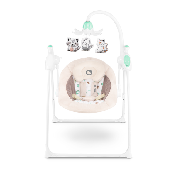 Крісло-гойдалка Lionelo Robin Beige, бежевий - Pampik - 7