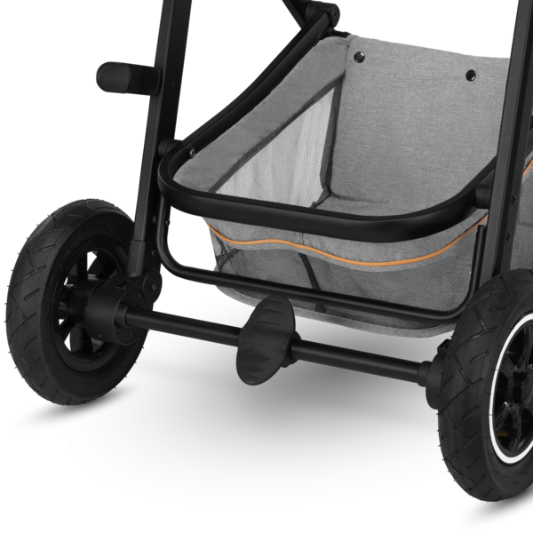 Універсальна коляска 2 в 1 Lionelo Amber 2 Grey Stone, світло-сірий - Pampik - 23