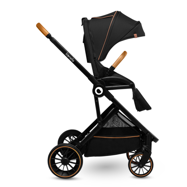 Універсальний візочок 3 в 1 Lionelo Riya 3in1 Black Onyx, чорний - Pampik - 22