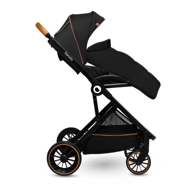 Універсальний візочок 2 в 1 Lionelo Riya 2in1 Black Onyx, чорний - Pampik - 28
