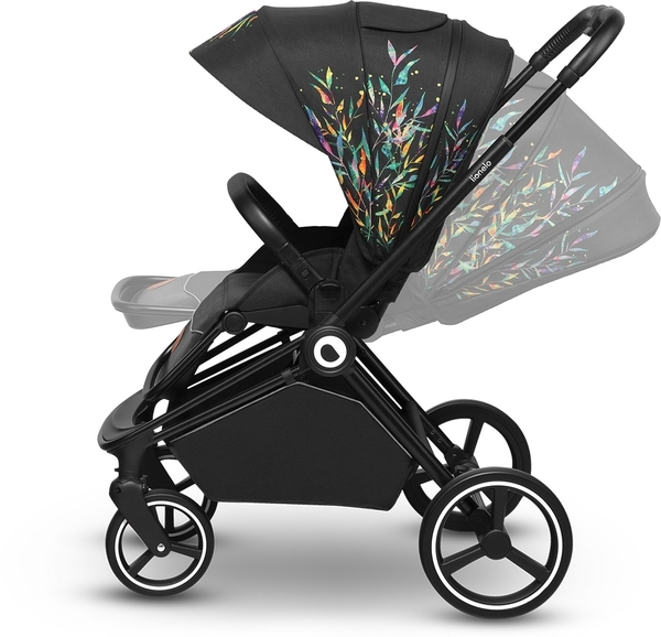 Універсальний візочок 3 в 1 Lionelo Mika Dreamin', чорний - Pampik - 12