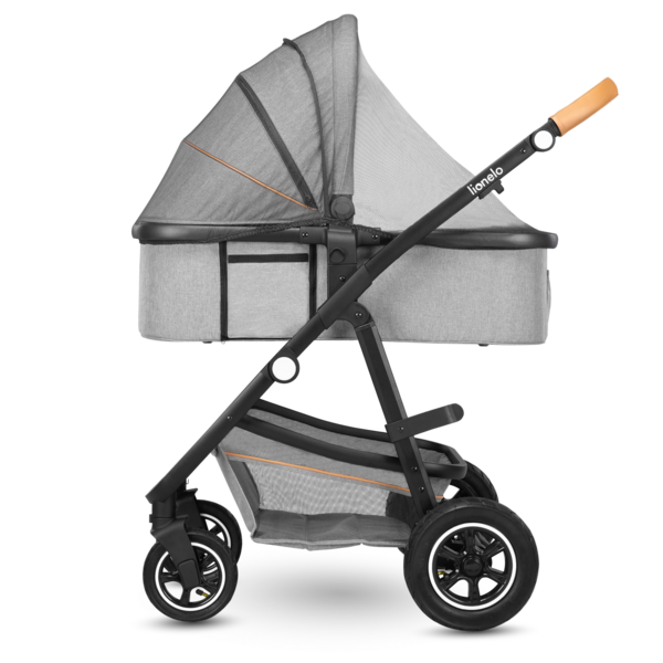 Універсальна коляска 2 в 1 Lionelo Amber 2 Grey Stone, світло-сірий - Pampik - 7