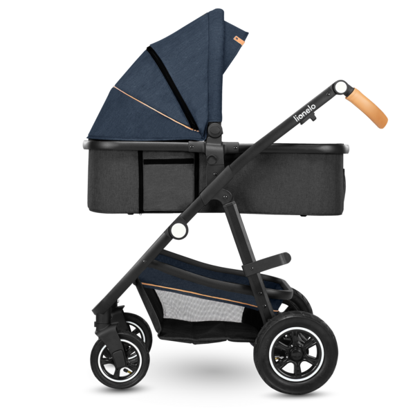 Універсальна коляска 2 в 1 Lionelo Amber 2 Blue Navy, темно-синій - Pampik - 9