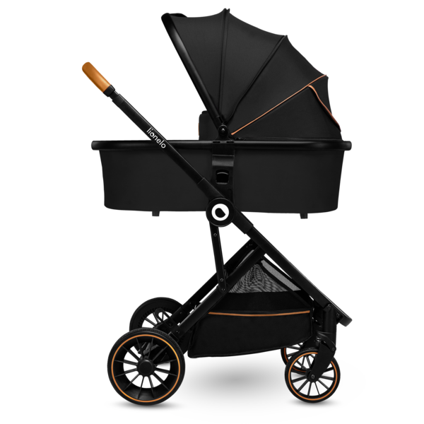 Універсальний візочок 3 в 1 Lionelo Riya 3in1 Black Onyx, чорний - Pampik - 12