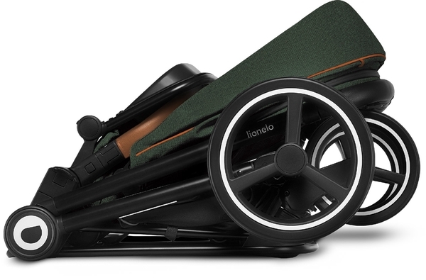 Універсальний візочок 3 в 1 Lionelo Mika Green Forest, зелений - Pampik - 17