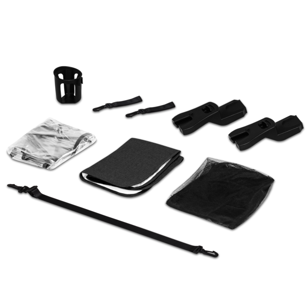 Універсальний візочок 2 в 1 Lionelo Riya 2in1 Black Onyx, чорний - Pampik - 11