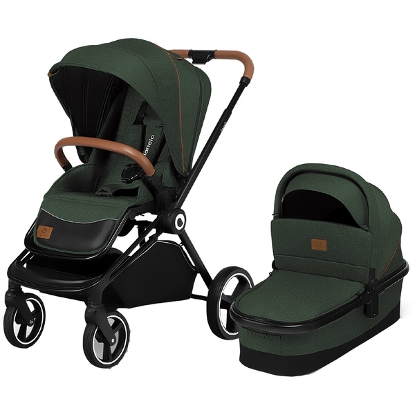 Універсальний візочок 2 в 1 Lionelo Mika Green Forest, зелений - Pampik