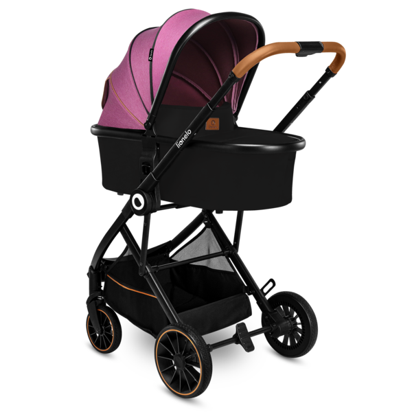 Універсальний візочок 2 в 1 Lionelo Riya 2in1 Pink Violet, рожевий - Pampik - 5