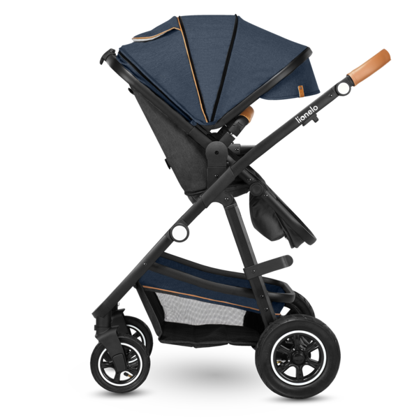 Універсальна коляска 2 в 1 Lionelo Amber 2 Blue Navy, темно-синій - Pampik - 14