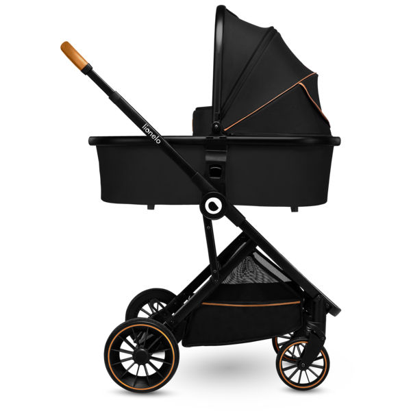 Універсальний візочок 2 в 1 Lionelo Riya 2in1 Black Onyx, чорний - Pampik - 20