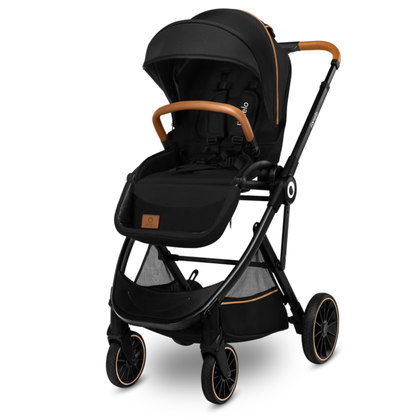 Універсальний візочок 3 в 1 Lionelo Riya 3in1 Black Onyx, чорний - Pampik - 2