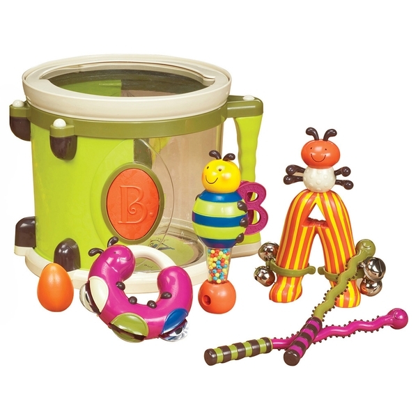 Музична іграшка Battat Парам-Пам-Пам, 7 інструментів в барабані (BX1007Z) - Pampik