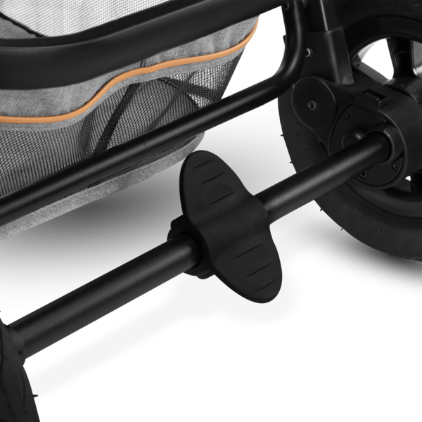 Універсальна коляска 2 в 1 Lionelo Amber 2 Grey Stone, світло-сірий - Pampik - 24